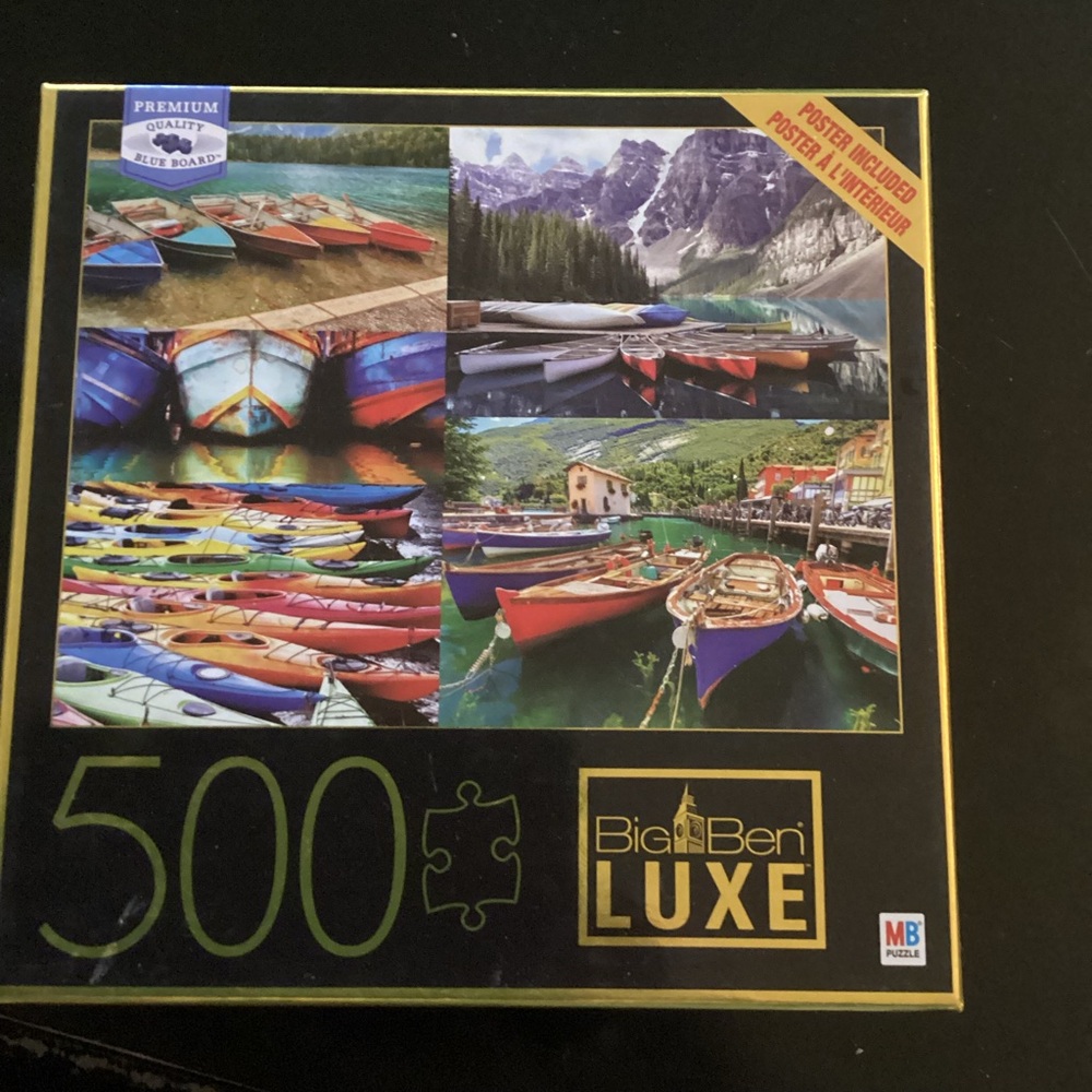 Big Ben Luxe 500 Piece Puzzle: Boats Collage